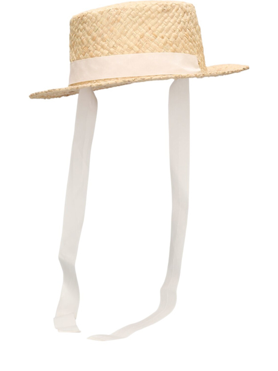 Luisaviaroma Cappello Bucket In Rafia / Laccino
