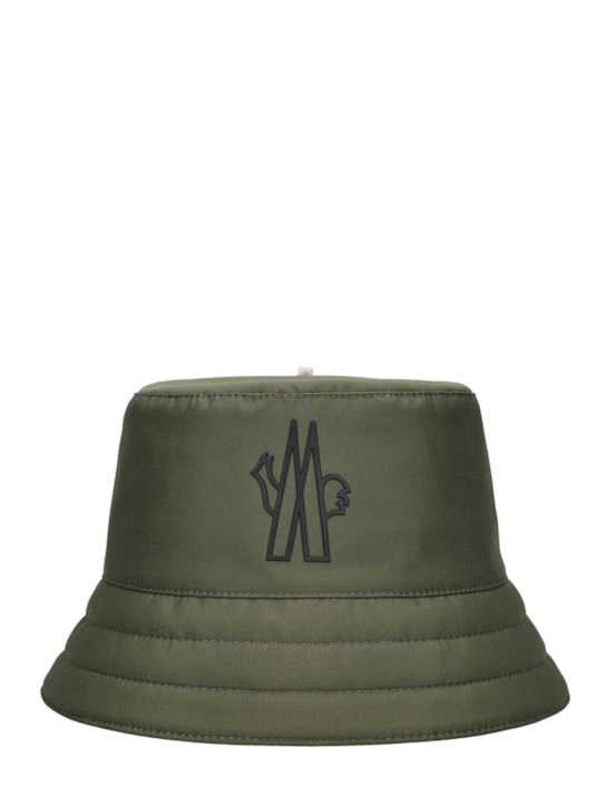 Luisaviaroma Cappello bucket in techno con logo