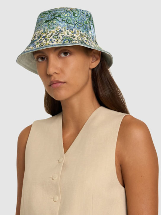 Luisaviaroma Cappello Bucket In Tela Stampata