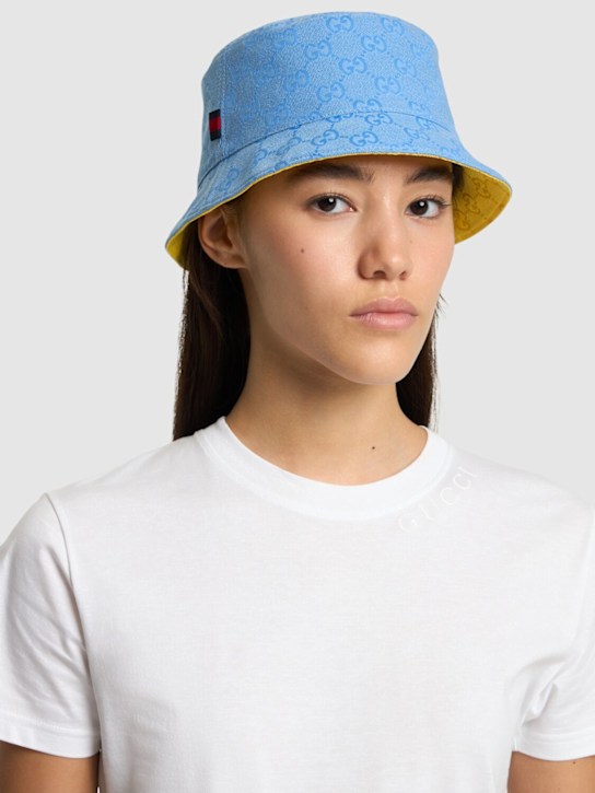 Luisaviaroma Cappello Bucket In Tessuto GG