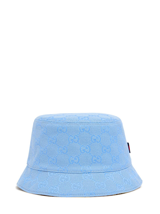 Luisaviaroma Cappello bucket in tessuto GG