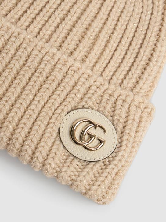 Luisaviaroma Cappello In Misto Lana Lamé A Costine