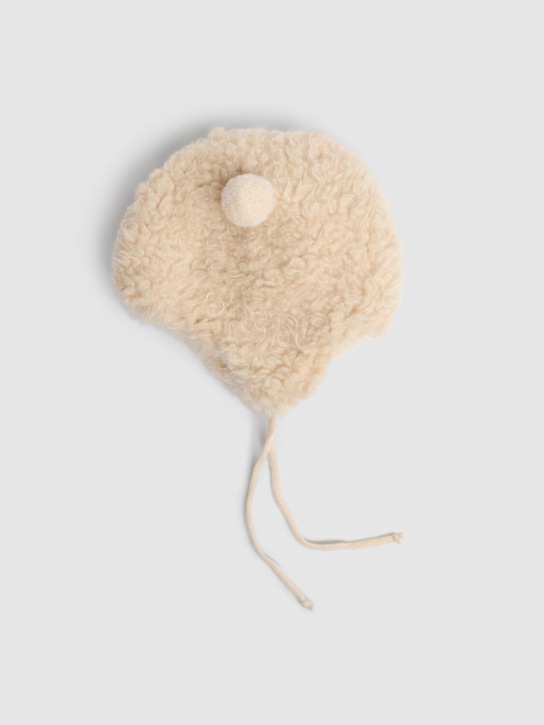 Luisaviaroma Cappello In Teddy Con Pompom