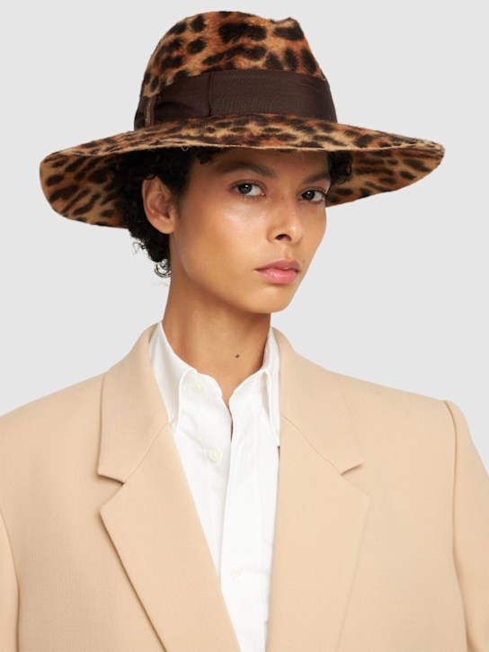 Luisaviaroma Cappello Sophie In Feltro Animalier