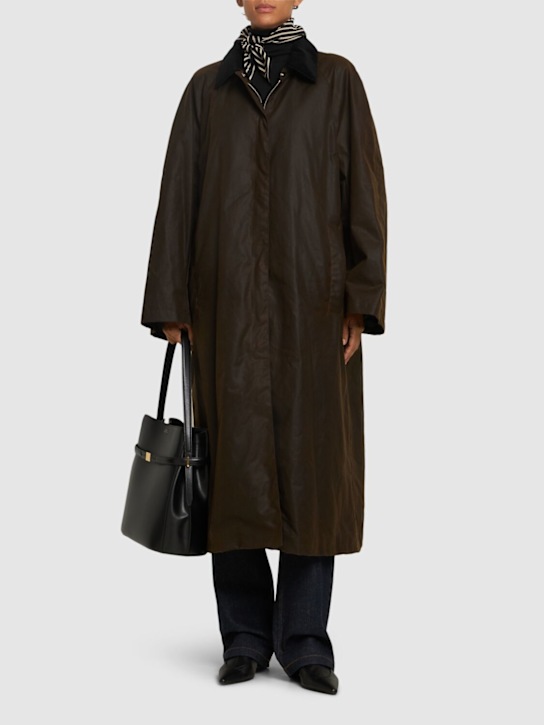 Luisaviaroma Cappotto Country In Cotone Cerato