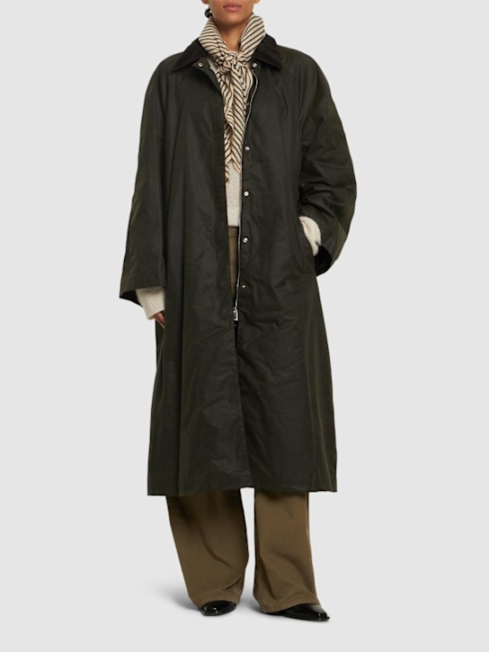 Luisaviaroma Cappotto Country In Cotone Cerato