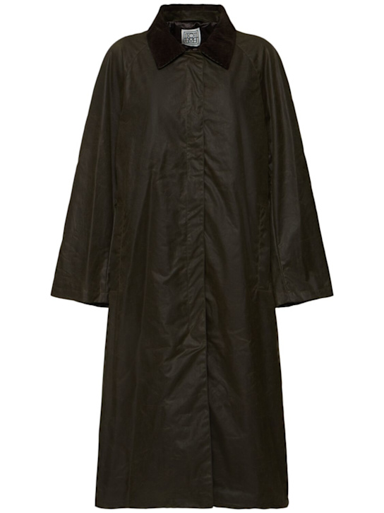 Luisaviaroma Cappotto Country in cotone cerato