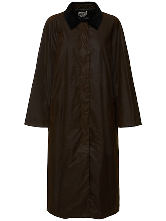 Luisaviaroma Cappotto Country in cotone cerato