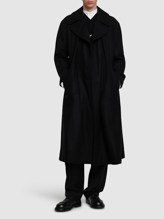 Luisaviaroma Cappotto Doppiopetto In Lana