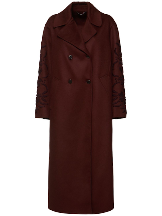 Luisaviaroma Cappotto doppiopetto lungo in lana