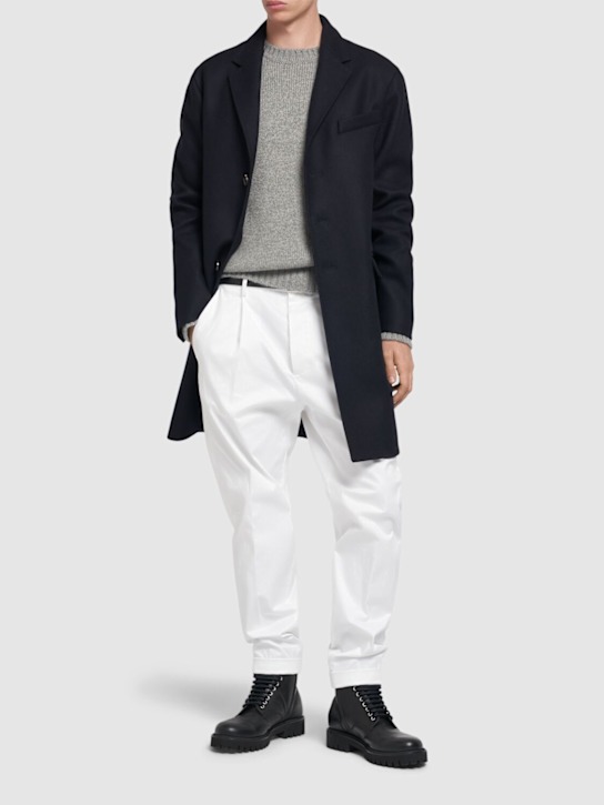 Luisaviaroma Cappotto In Feltro Di Misto Lana