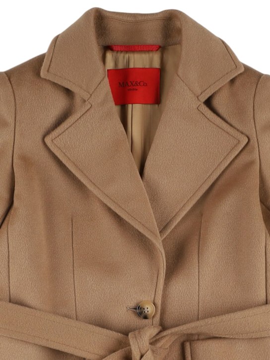 Luisaviaroma Cappotto In Lana Con Cintura