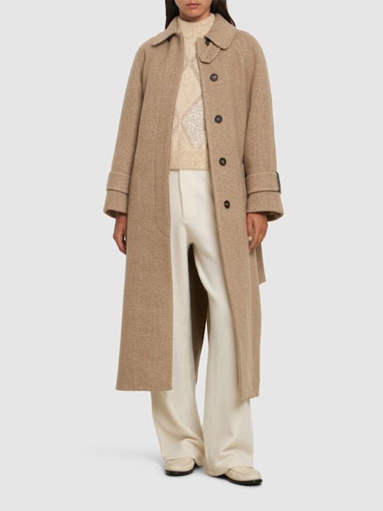 Luisaviaroma Cappotto In Lana E Cashmere