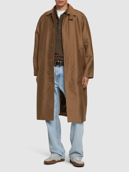 Luisaviaroma Cappotto In Misto Cotone