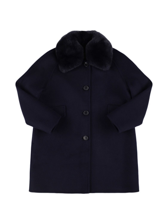 Luisaviaroma Cappotto in misto lana / pelliccia