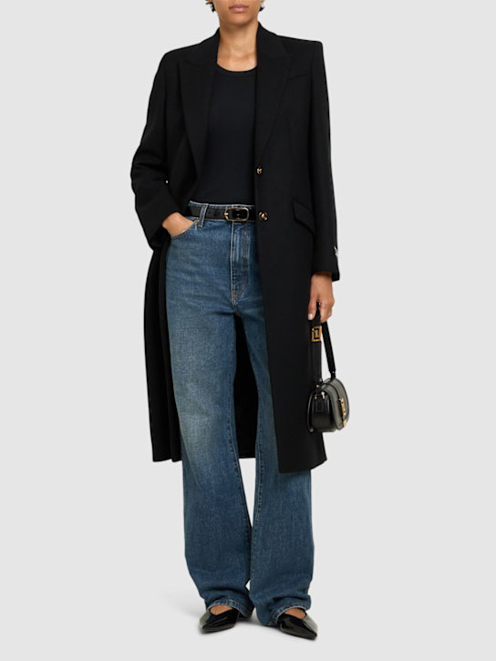 Luisaviaroma Cappotto In Misto Lana