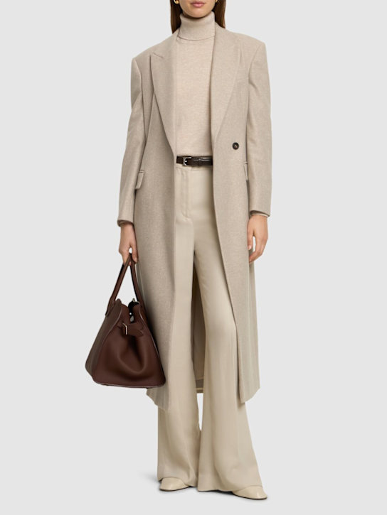 Luisaviaroma Cappotto In Misto Lana
