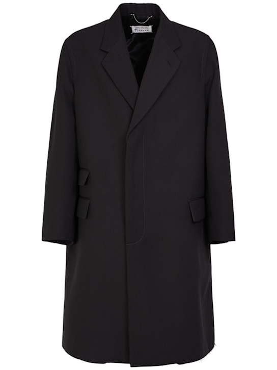 Luisaviaroma Cappotto in tela di lana e seta