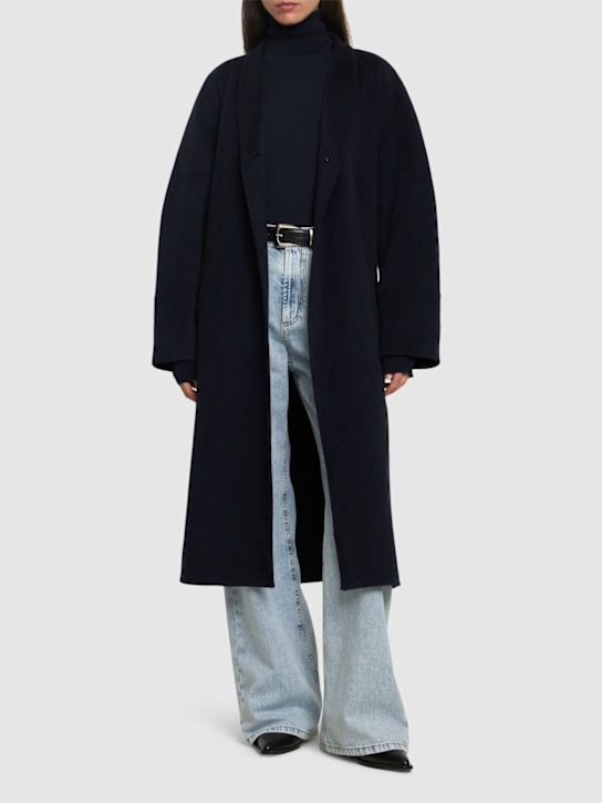 Luisaviaroma Cappotto Lungo Cesar In Misto Lana