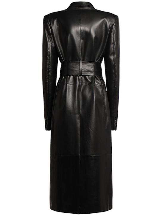 Luisaviaroma Cappotto Lungo Lolo In Pelle