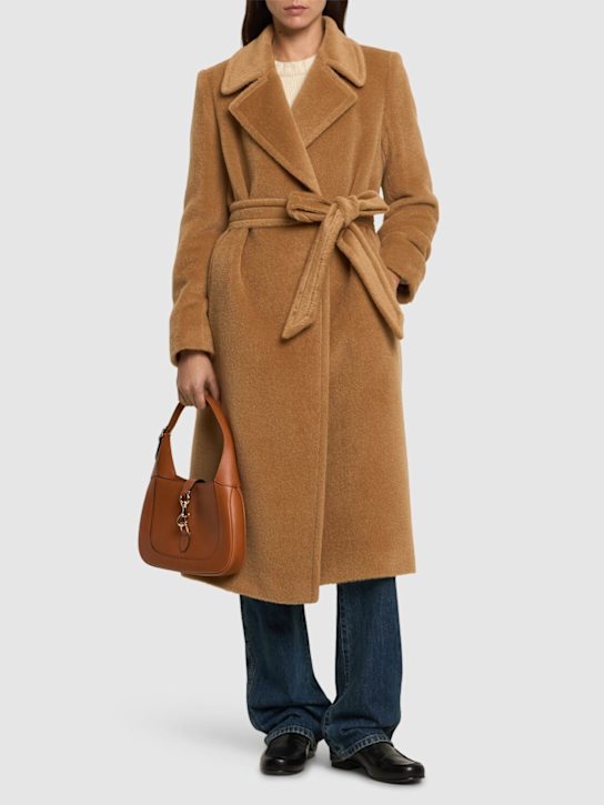 Luisaviaroma Cappotto Lungo Molly In Teddy