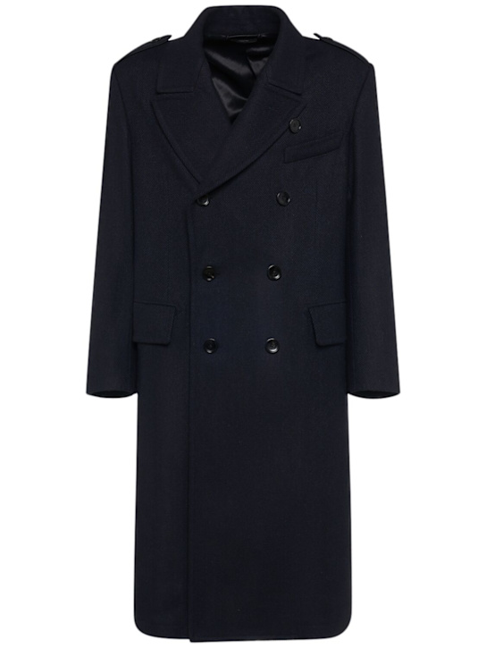 Luisaviaroma Cappotto lungo Officer spigato