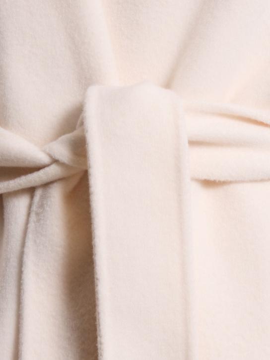 Luisaviaroma Cappotto Lungo Ondine In Misto Lana