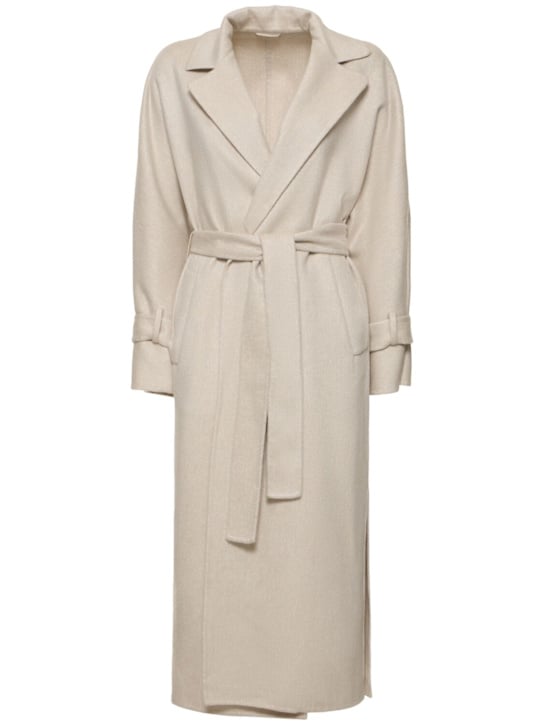 Luisaviaroma Cappotto midi in cashmere con cintura