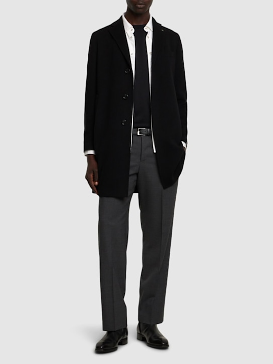 Luisaviaroma Cappotto Monopetto In Lana E Cashmere