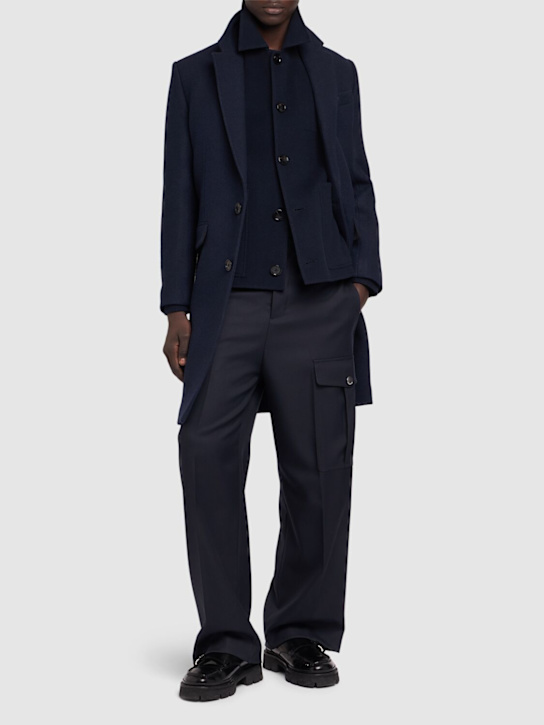 Luisaviaroma Cappotto Monopetto In Lana