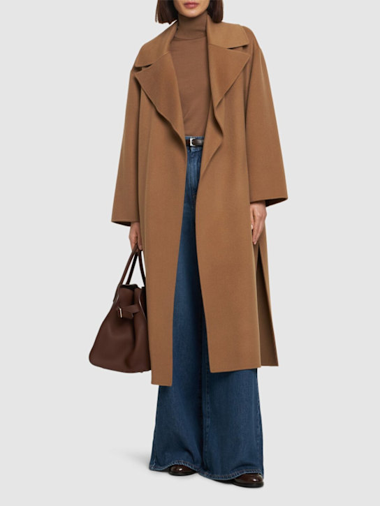 Luisaviaroma Cappotto Olanda In Lana Con Cintura