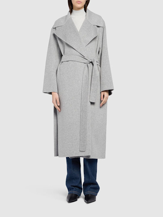 Luisaviaroma Cappotto Olanda In Lana Con Cintura