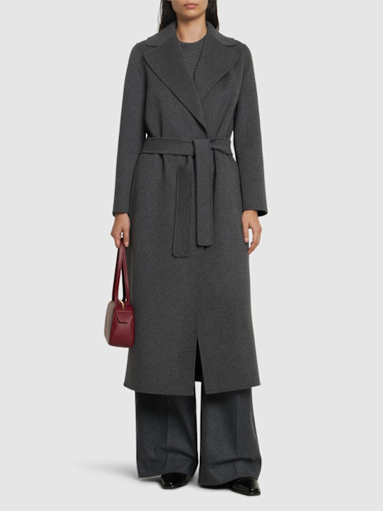 Luisaviaroma Cappotto Poldo In Lana Con Cintura