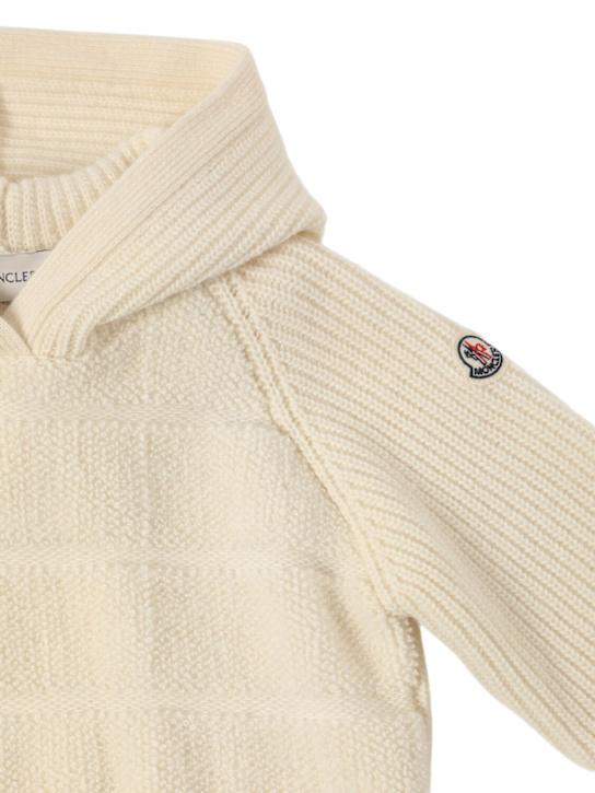 Luisaviaroma Carded Wool Hooded Sweatshirt
