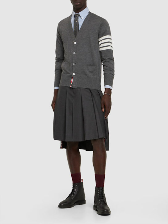 Luisaviaroma Cardigan 4-Bar In Maglia Di Lana