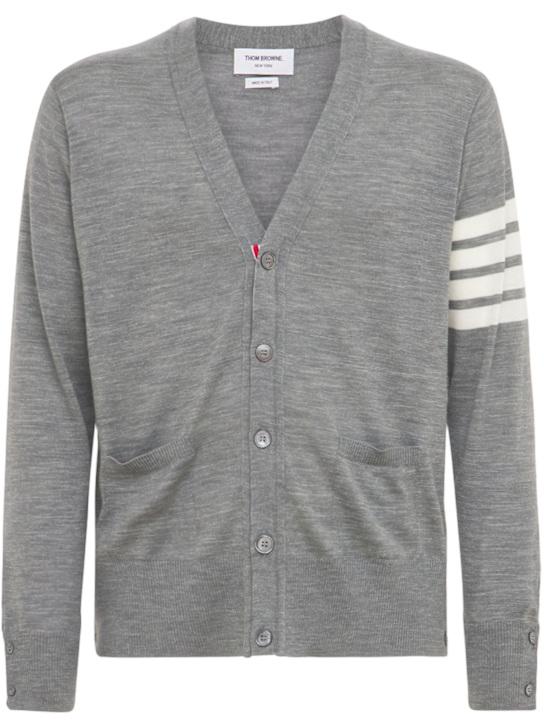 Luisaviaroma Cardigan 4-Bar in maglia di lana