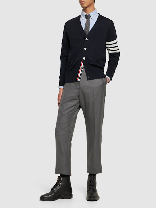 Luisaviaroma Cardigan 4-Bar In Maglia Di Lana