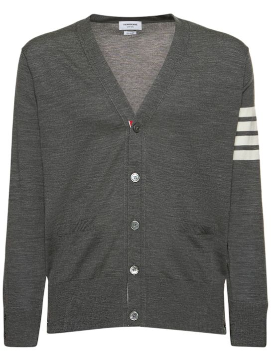 Luisaviaroma Cardigan 4-Bar in maglia di lana
