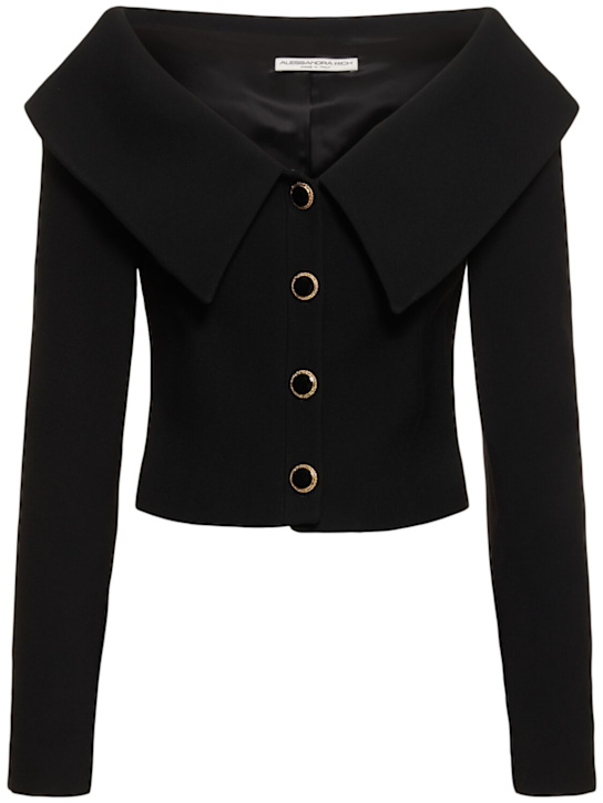 Luisaviaroma Cardigan con spalle scoperte in lana
