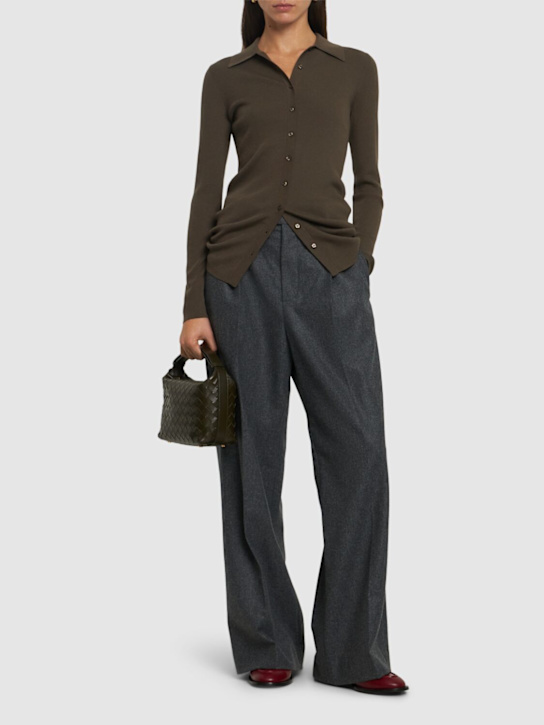 Luisaviaroma Cardigan Elvira In Misto Lana