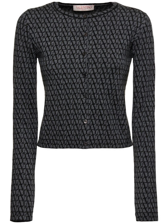 Luisaviaroma Cardigan Iconographe in lana jacquard