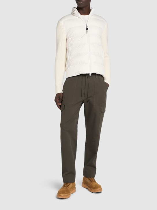 Luisaviaroma Cardigan Imbottito In Lana Vergine