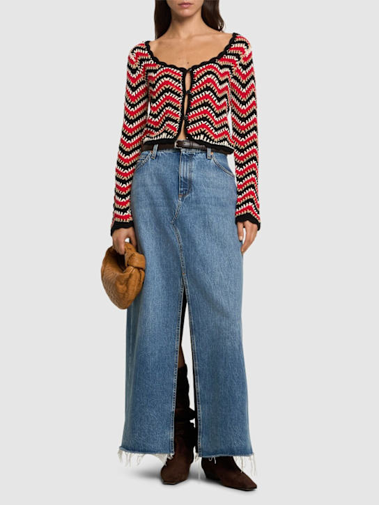Luisaviaroma Cardigan In Cotone Crochet