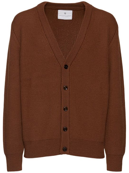 Luisaviaroma Cardigan in lana a costine