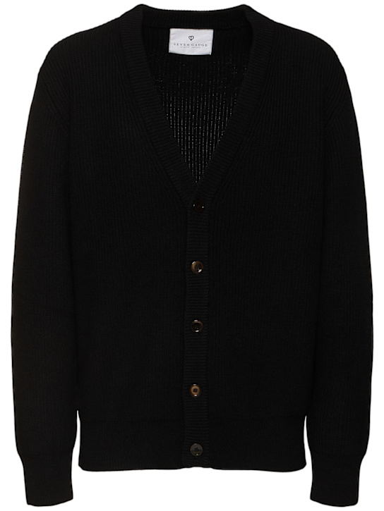 Luisaviaroma Cardigan in lana a costine