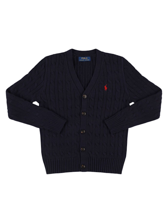 Luisaviaroma Cardigan in maglia di cotone con logo