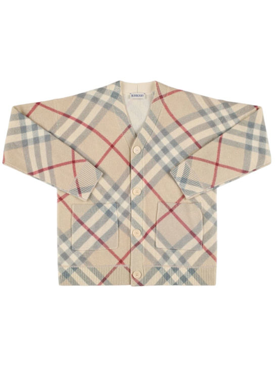 Luisaviaroma Cardigan in maglia di lana check