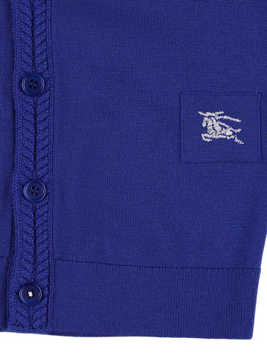 Luisaviaroma Cardigan In Maglia Di Lana Con Logo