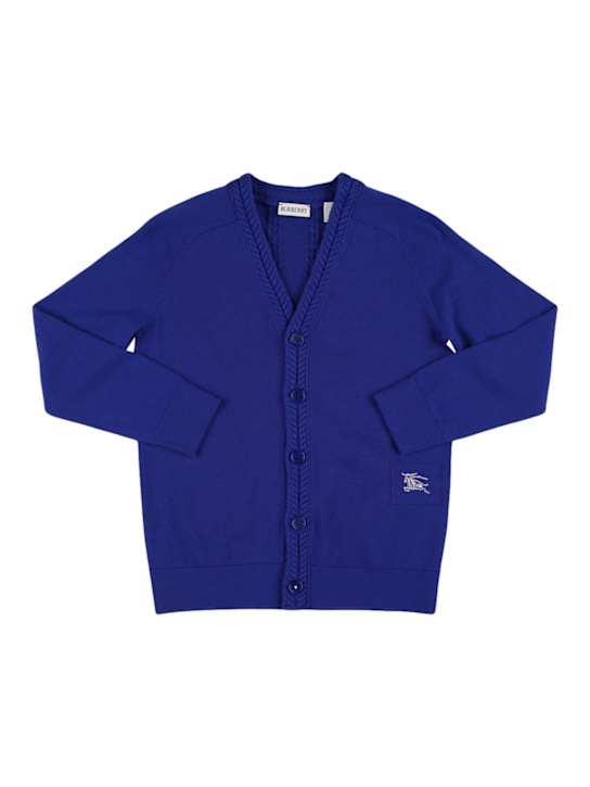Luisaviaroma Cardigan in maglia di lana con logo