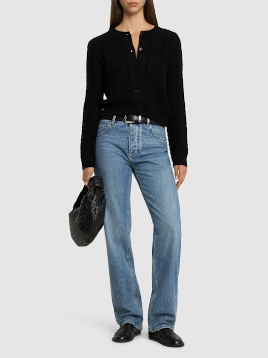 Luisaviaroma Cardigan In Maglia Di Lana E Cashmere